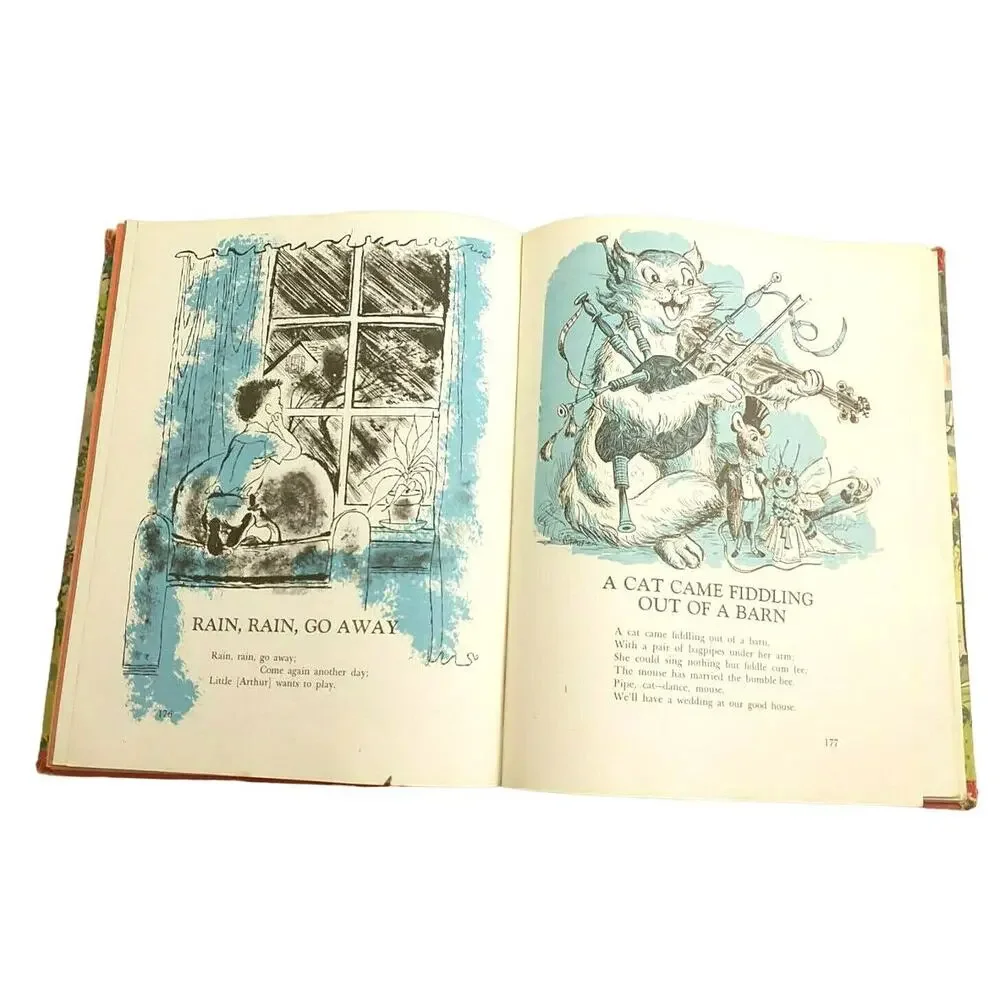 Vintage 1974 Best Loved Nursery Rhymes And Songs By Parents Magazine